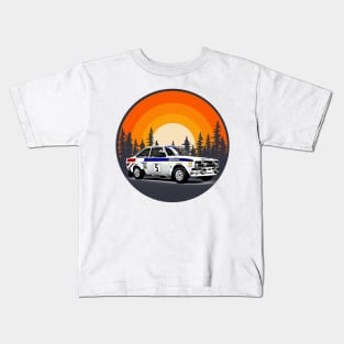 Escort Rally Forest Print Kids T-Shirt